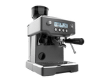 Cafetera express - Cecotec Power Espresso 20 Barista Steel & Grind, 20 Bares, Molinillo integrado, Vaporizador, Doble Thermoblock, 2200 W, Plata