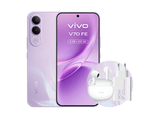 Móvil - vivo Bundle V70 FE, Muse Purple, 512GB, 8GB RAM, 6.83 AMOLED, Dimensity 7360-Turbo, 7000 mAh