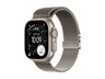Apple Watch Ultra 3 (2025), GPS+CEL, 49 mm, Caja de Titanio Natural, Correa Titanium Milanese Loop Natural, L, Calidad del sueño, Via satélite