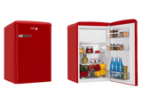 Nevera pequeña - Fagor 3FFV-855R, Cíclico, 87.5 cm Alto, 108l, Control mecánico, LED, FreshZone, Rojo