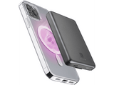 Powerbank - CellularLine MAG LITE, 10000 mAh, 7.5W, Inalámbrico y magnético, Compatible con MagSafe, Gris