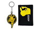 Pack Merchandising - Sherwood Pokemon - Set billetera + Llavero Pikachu 025, Licencia Oficial
