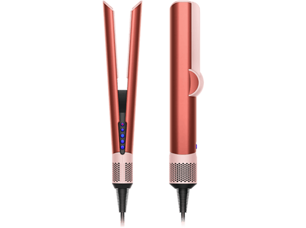 Plancha Secador - Dyson Airstrait Ed Limitada, Alisado Mojado a Seco, 1600W, 3 Niveles temperatura, 3 Niveles potencia, Strawberry bronze/Blush pink