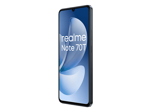 Móvil - realme Note 70T, Negro, 256GB, 4GB RAM, 6.74