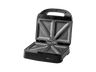 Sandwichera - Ufesa Nevada, 750 W, Placas antiadherentes de 225 × 131 mm, Libres PFOA, Negro