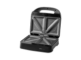 Sandwichera - Ufesa Nevada, 750 W, Placas antiadherentes de 225 × 131 mm, Libres PFOA, Negro