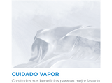Lavadora carga frontal - Midea MF100W80BA/W-ES, 8 kg, 1400 rpm, 15 Programas, 72dB(A), 47.5 cm Profundidad, Blanco