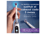 Recambio para cepillo dental - Oral-B iO Radiant White, Pack de 6 unidades, Cabezales para blanqueamiento, Blanco