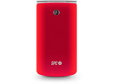 Móvil - SPC Opal, Para 500 contactos, Con tapa, Bluetooth, Cámara, Radio FM, Dual SIM, Rojo