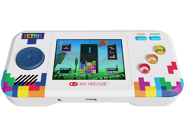 Consola retro portátil - My arcade Pocket Player Pro Tetris, Incluye juego Tetris, Negro