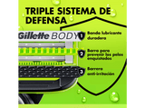 Afeitadora corporal - Gillette Labs i7 Body + Intimate, Tecnología Skinfirst, Luz LED, Wet&Dry, 3 peines, Pack con maquinilla GilletteLabs