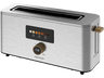 Tostadora - Cecotec Touch&Toast Extra, 1000 W, 1 ranura, 2 rebanadas, 7 niveles, Pantalla táctil, Inox