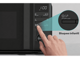 Microondas con grill - Candy CMW520GDB 011, 700 W, 5 niveles, Wi-Fi hOn, 20 l, Negro