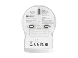 Adaptador enchufe - Hama 00223478, Eu a UK, Con 2 puertos USB, 20W, Blanco