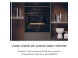 Horno - Haier H6 ID46G3YTB ID Series 4, Multifunción, Sistema de limpieza integrado, 78 l, 59.5 cm, Negro