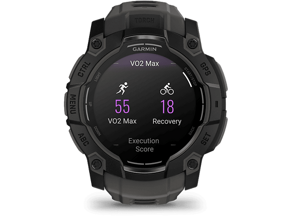Reloj deportivo - Garmin Instinct 3, Negro, 50mm, 1.3", AMOLED, Silicona, 10 ATM, Garmin Connect™, 24 días Autonomía