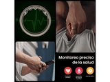 Anillo inteligente - Amazfit Helio Ring, 16.5 mAh, Talla 8, 10 ATM, 4 días Autonomía, Titanio