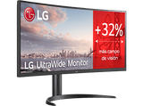 Monitor - LG 34WQ75C-B, 34, WQHD, 5 ms, 50/60 Hz, Negro