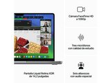 Apple MacBook Pro (2023) MTL73Y/A, 14,2, Chip M3, CPU de 8 núcleos, GPU de 10 núcleos, 16 GB RAM, 2TB de SSD, USB-C de 96W, macOS, Gris Espacial