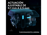 Teclado gaming - Logitech G G515 Rapid TKL, Cable, Interruptores analógicos y teclas personalizables, Activador rápido, Resolución SOCD, PC-Mac, Negro