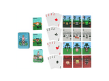 Baraja de cartas - Funko Minecraft Playing Cards, 52 cartas + 2 comodines, Producto oficial Minecraft