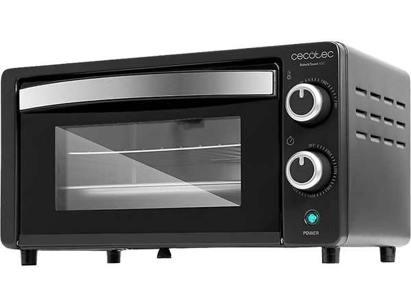 Minihorno eléctrico - Cecotec Bake&Toast 1090 Black, 1000 W, 10 l, 230°C, Temporizador, Incluye accesorios, Black