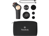 Masajeador facial - Therabody TheraFace PRO, Para Cara, Terapia de luz LED, Microcorriente, Limpieza Profunda, Negro