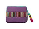 Funda portátil - Wondee VALAP017, Compatible con PC hasta 12, Resistente, Cierre con Cremallera, Lila
