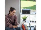 Impresora láser - Brother HL-L1240W, 20 ppm, Monocromo, Compacta, Conexión WiFi 5GHz y USB, Negro