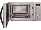 Microondas con grill - ok. OMW 3332 DM, 800 W, 5 Niveles, Convección, Temporizador, 23 l, Inox