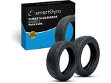 Accesorio patinete eléctrico - smartGyro STREET 2, Pack de Dos Cubierta, Para Speedway, Rockway, Crossover y versiones PRO, Negro