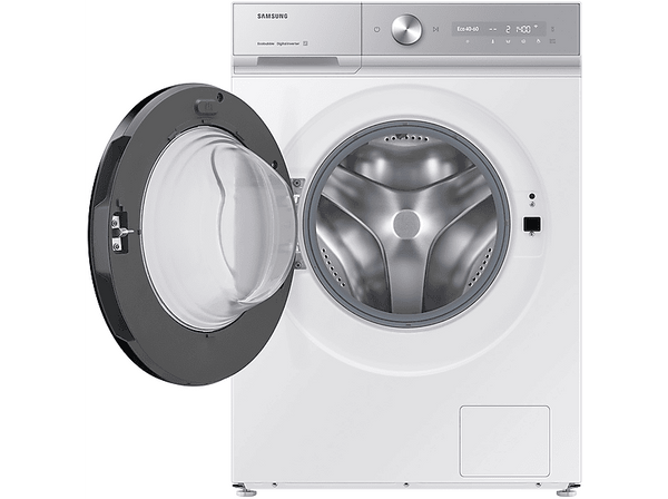 Lavadora carga frontal - Samsung WW90DB8U95GHU3, 9 kg, 1400 rpm, AI QuickDrive™, Clasificación Energética A, Blanco