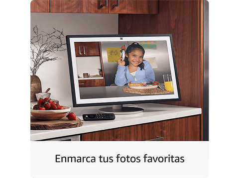 Pantalla inteligente con Alexa - Amazon Echo Show 21, 21”, 1920 x 1080, Cámara 13 MP, 2 Woofers de 51 mm, Negro