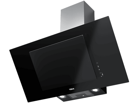 Campana decorativa - Teka DVT 98660 TBS, 3 Velocidades + intensiva, 584 m³/h, 90 cm, Negro