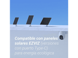 Cámara de vigilancia IP - Ezviz HB8 Lite + Panel Solar, 2560 × 1440, Outdoor, Función visión nocturna, IP65, Seguimiento Inteligente, 4G, Blanco