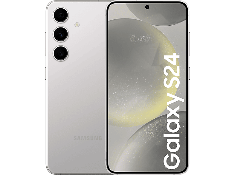 Móvil - Samsung Galaxy S24, Marble Gray, 256GB, 8GB RAM, 6.2 FHD+, Exynos 2400, 4000 mAh, Android 14