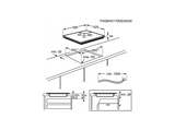 Placa de inducción - Electrolux LIL60336, 3 zonas, Zona grande 32 cm, Biselada, 60 cm, Negro