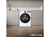 Lavadora carga frontal - LG F4X7513TWS, 13 kg, 1400 rpm, 23 programas, AI Wash™, TurboWash™, Blanco marfil