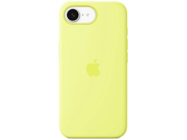 Apple Funda de silicona, Para iPhone 16e, Amarillo neón
