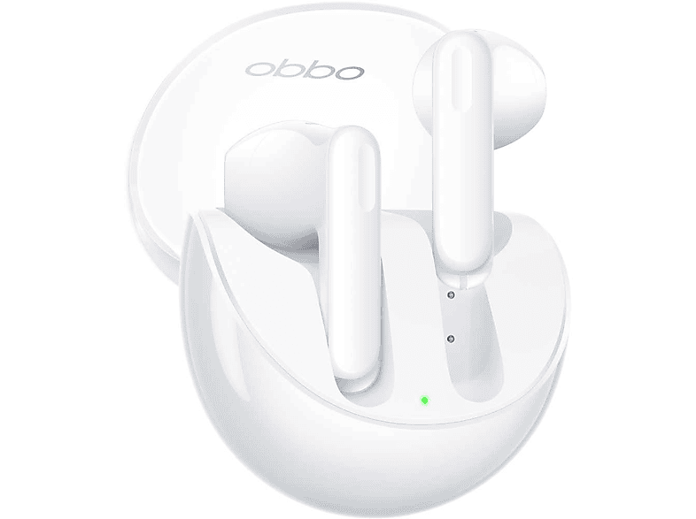 Auriculares True Wireless - OPPO Enco Air3, Autonomía 6h, Alcance 10m, Reducción de ruido, Blanco