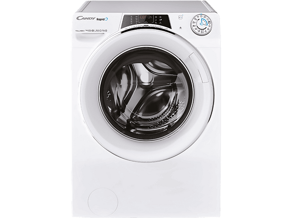 Lavadora secadora - Candy Rapidó ROW4966DWMCE/1-S, 9 kg/6kg, 1400rpm, 16 Programas, Motor Inverter, Wi-Fi, Blanco