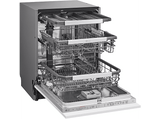 Lavavajillas integrable - LG DB476TXS, 14 servicios, 10 programas, 60 cm, TrueSteam™, Tercera bandeja, Sin panelar