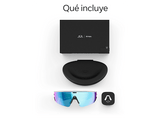 Gafas IA - Meta Oakley Vanguard, Cámara Sony Ultra gran angular 12 MP, Blanco y lentes en zafiro