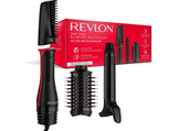 Cepillo alisador - Revlon Multi Styler 3 en 1, 4 temperaturas, Accesorios incluidos, Wet&Dry, Negro