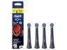 Recambio para cepillo dental - Oral-B iO Kids 6+, Diseño Spiderman by Marvel, Suave con dientes flojos y encías, 4 unidades