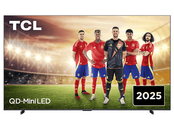 TV QD-Mini LED 98" - TCL 98C6K, 4K HDR Premium, FALD, Smart TV con Google TV, Dolby Vision IQ·Atmos, 144Hz, Wifi