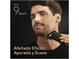 Afeitadora - Braun Series 9 Sport  9352CC, Centro de carga y limpieza SmartCare, Afeitadora eléctrica en seco y en mojado, , Negra
