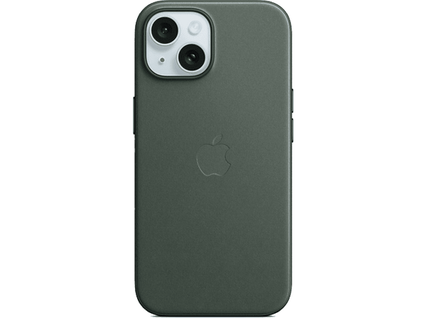 APPLE Funda de trenzado fino con MagSafe para iPhone 15, Verde perenne
