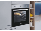 Horno - Candy Idea FIDC X532, Multifunción , Esmalte fácil de limpiar, 65 l, Mandos Mecánicos, 60 cm, Inox
