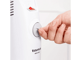 Radiador de aceite - Taurus MASAI 1000, 1000 W, 3 intensidades de calor, 9 elementos, Blanco